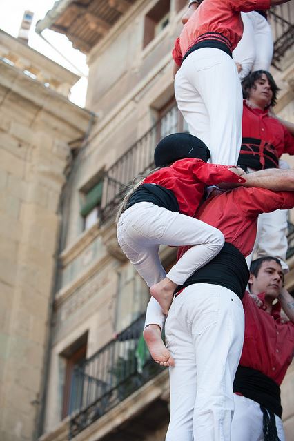 Totally Spain 48 hours Barcelona Castellers Human towers