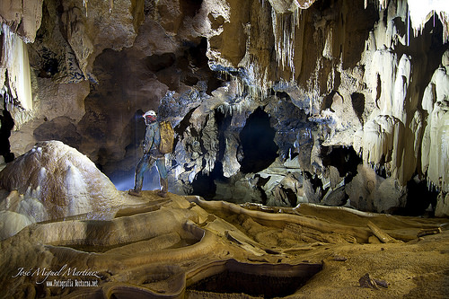 cave caving rock art Cantabria