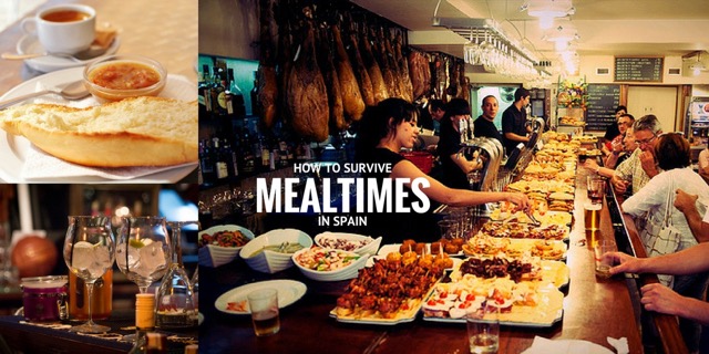 mealtimes in Spain