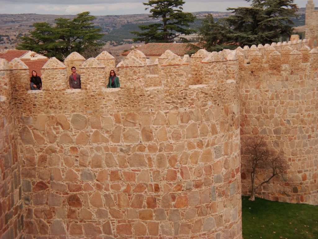 Medieval walls muralla villas towers defence cities protection Spanish