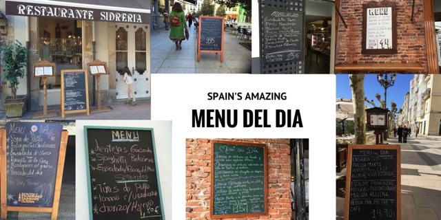 menu del dia in Spain
